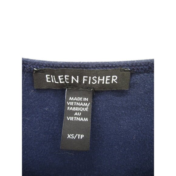 Eileen Fisher Dress XS Midi Pullover Tank Top Shirt Cottage Peasant - Picture 7 of 9